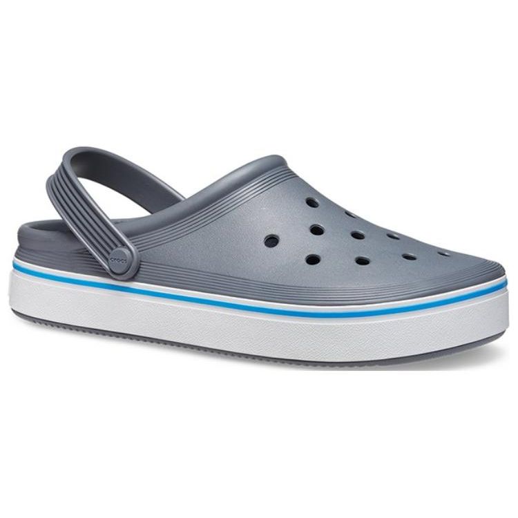 Crocs Orificiu plat Durabil Ușor Respirabil Sandale de plajă Sandale unisex Cărbune 208371-025