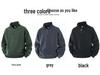 Men's Warm Fleece Stand Collar Half-Zip Pullover Plus Size Hoodie