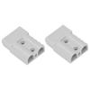 2 Sets Battery Quick Connector 12 10 8 6AWG Disconnect Wire Harness Plug with Terminal 50A 600V