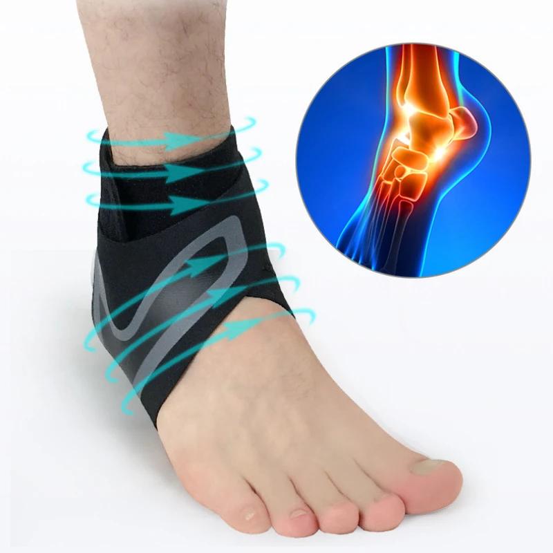 1 PC Sport Ankle Stabilizer Brace Compression Ankle Support Tendon Pain Relief Strap Foot Sprain Injury Wraps Running Basketball