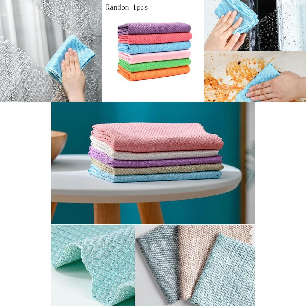 Miracle Nanoscale Streak-free Cleaning Cloths Super Absorbent And Soft To Touch