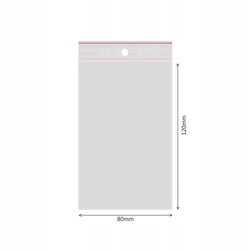 Ziplock Bags 80 X 120 - 1000 Pieces
