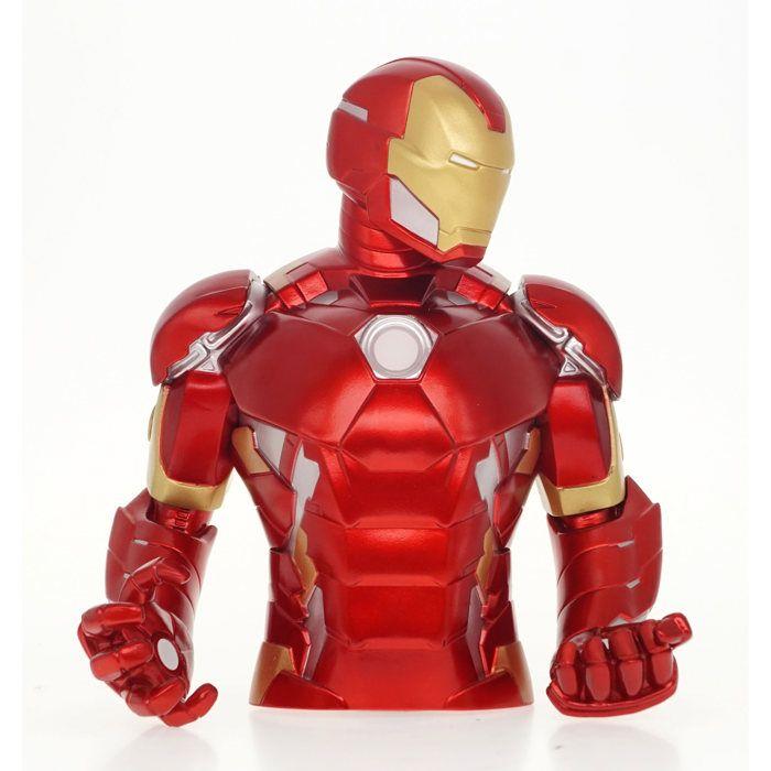 Tirelire - Marvel - Iron Man - Edition Deluxe - Multicolore - PVC - Mixte
