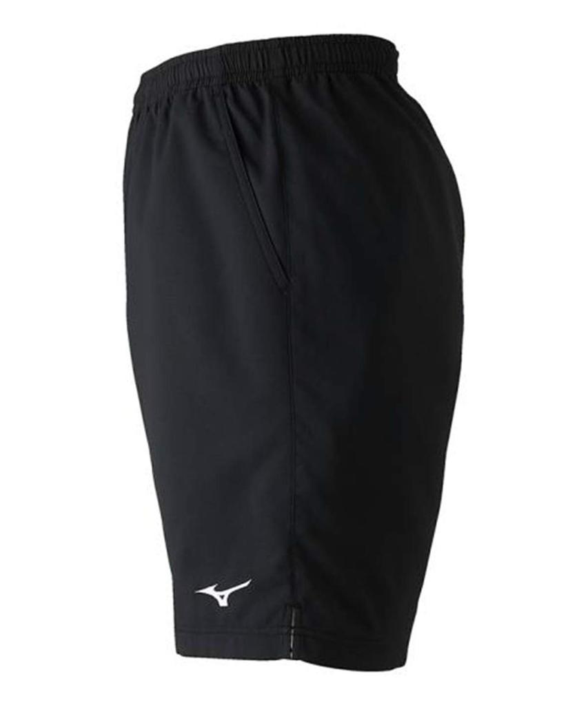 Mizuno Table Tennis Game JTTA Size XS Pants, Standard, Moisture-Wicking, Quick-Drying, Certified, 82JB9002, Men's, Black,