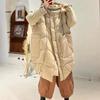 Winter New Medium and Long Casual Large Size Loose Hooded Down Jacket Women's Japan and Korea Fashion Thickened Coat Tide