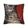 Cat Nap Artistic Design Pillow Case Kawaii Pillow Cover Comfy Pillowcases For Sofa Home Decor