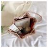 IELGY Fashion Niche Diamond Embroidery Thread Mori Cute Female Bag Chain Cross-body Bucket Bag