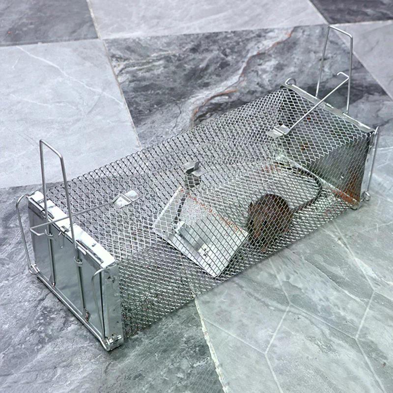 Metall Eisengitter Haushalt Innen Automatische Nagetierfallen Zum Vertreiben Um Große Ratten Zu Fangen Rattenkäfig Lebend Humane Käfigfalle