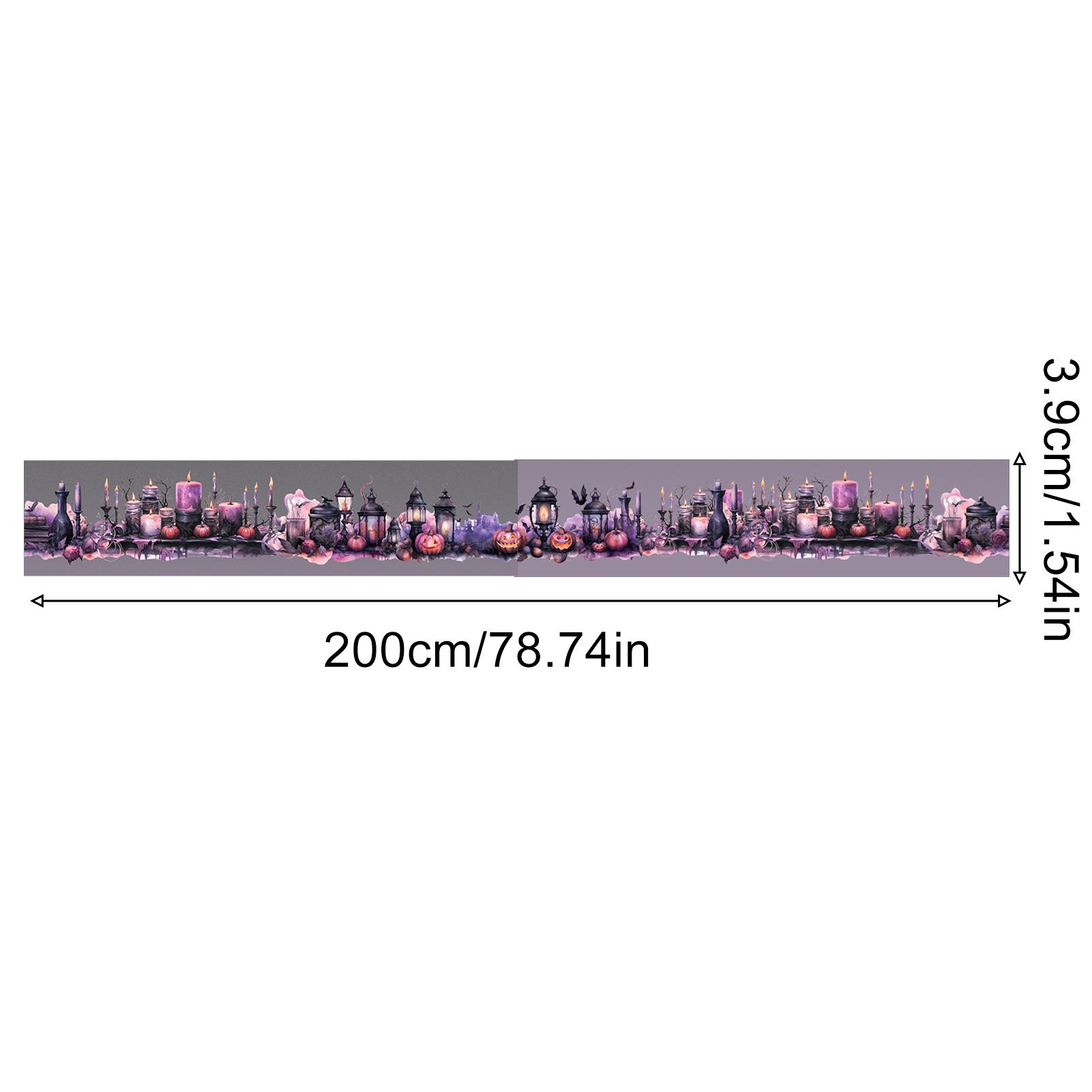 

Scrapbooking Tape Stickers Decorative Tape Halloween Gothic Roll Stickers For Holiday Festival Journal Craft Scrapbook Wrapping