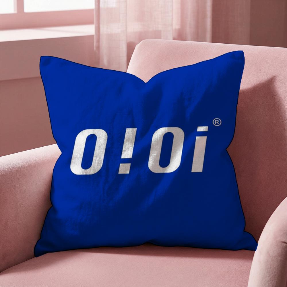 

Cute Design O-Oioi Classic Cushion Cover Multi-Scene Pillow Cover for Home & Car - Reversible, Soft & Durable for Daily Use 30cmx30cm