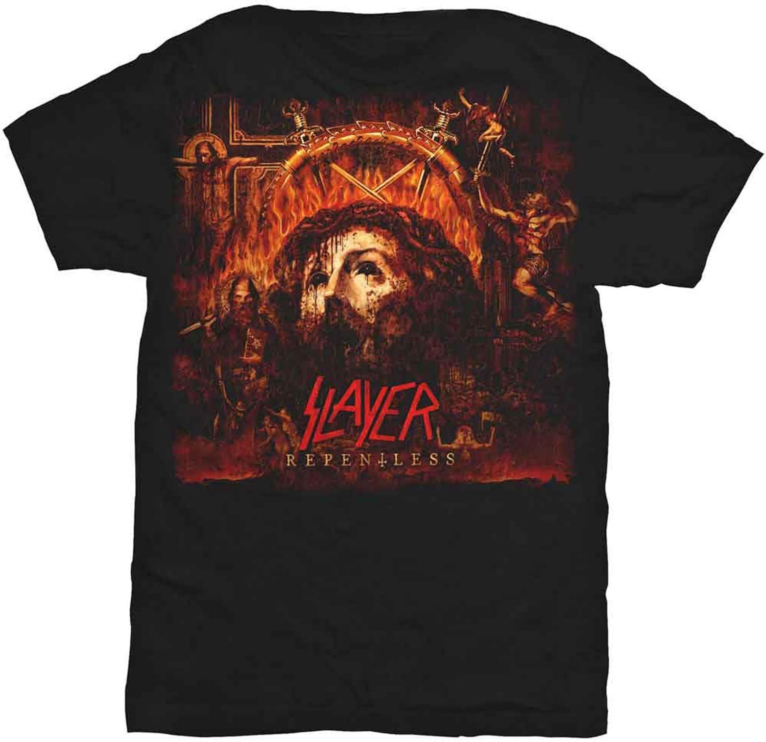 Slayer Repentless Band Logo T Shirt S чёрный