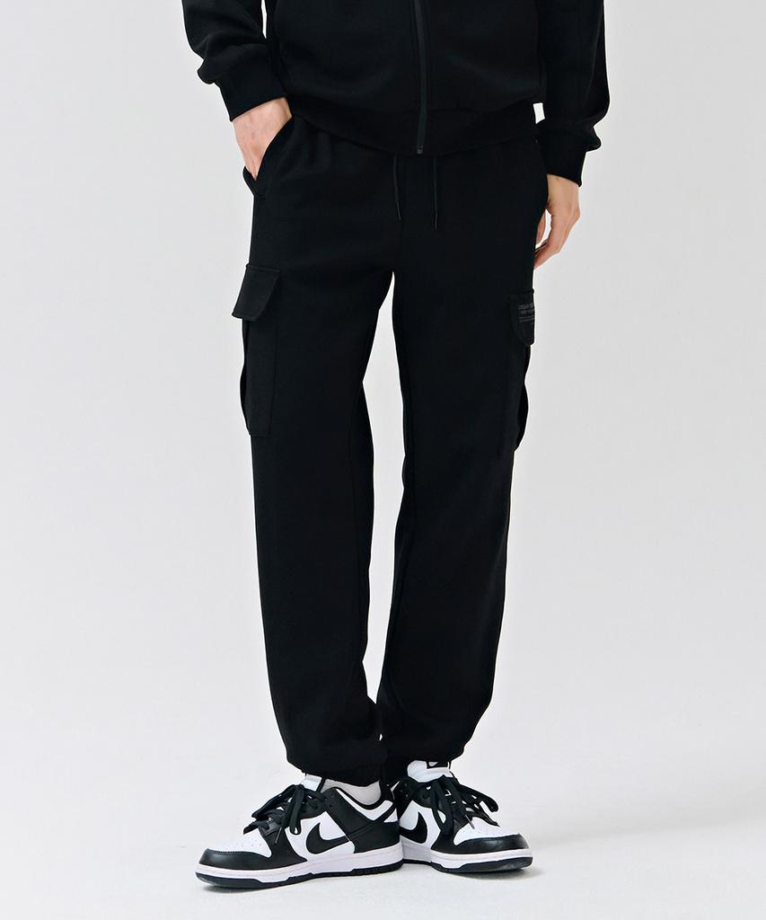 CHASECULT Men'S Cargo Jogger Warm-Up Pants - Black