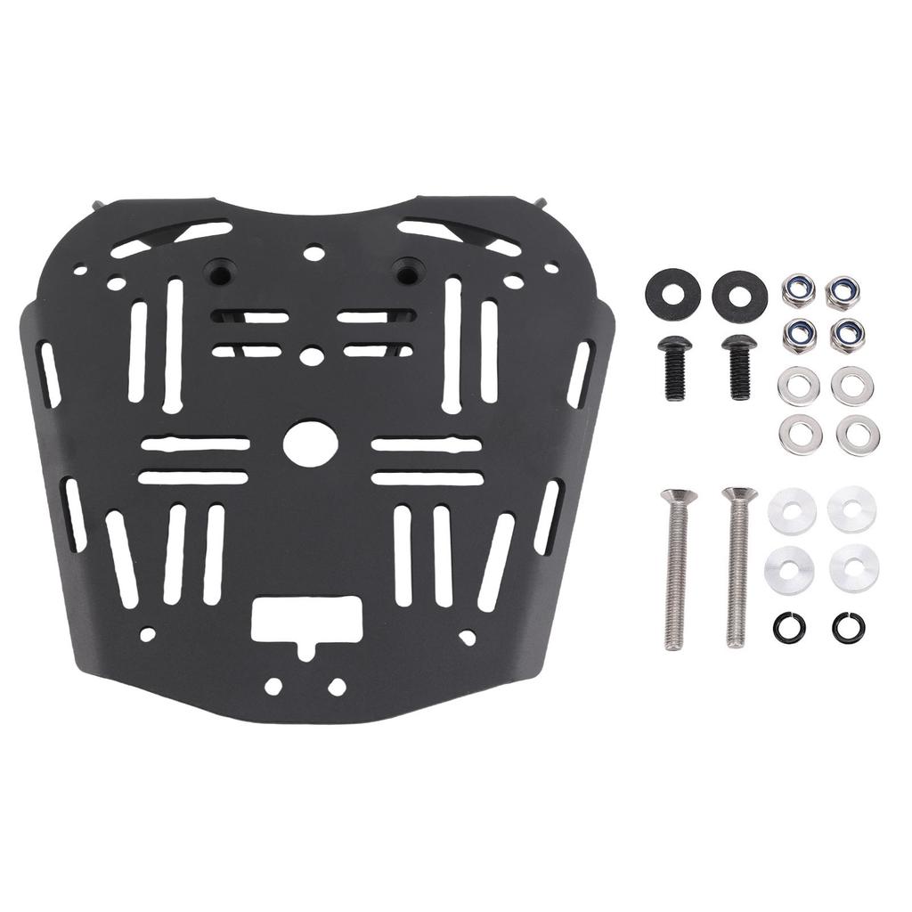 Tail Box Bottom Base Plate Carbon Steel Removable Rear Luggage Rack Top Case Mounting Plate Replacement for ZONTES 368G