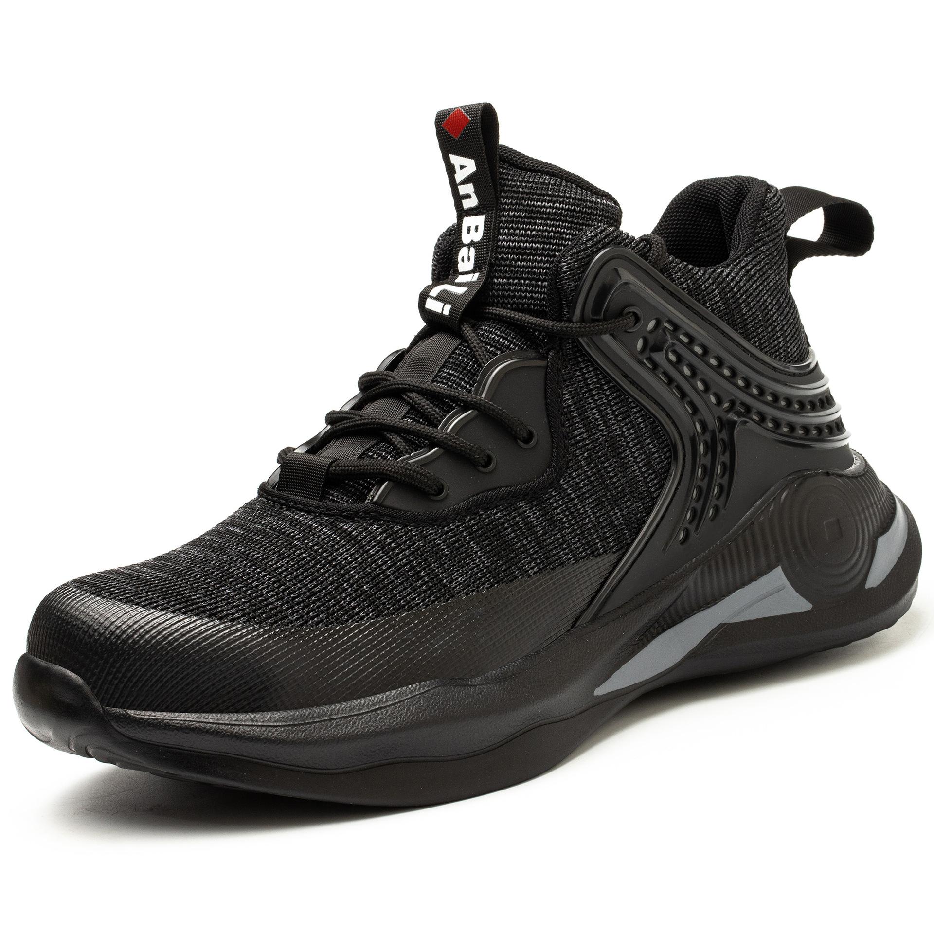 

Рабочая обувь мужская противоударная и проколостойкая, легкая защитная обувь из резины и пластика на мягкой подошве, безопасная рабочая обувь из летучего трикотажа 50