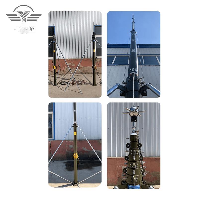 4-Meter Portable Electric Lifting Lightning Rod