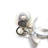 Great CHANEL Pierce COCO Mark Pearl Rhinestone Pierce (for both ears) Silver B24K Used