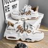 Men's Shoes Spring New Breathable Little White Shoes Men's Trend Versatile Platform Sports Shoes Casual Running Dad Shoes Men