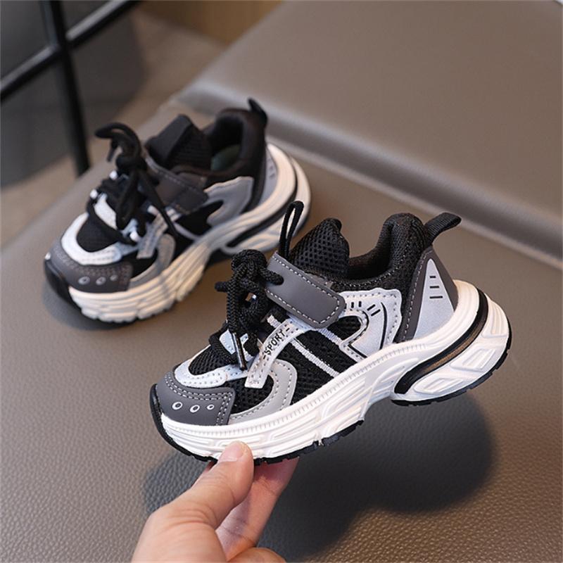 New Spring Children Shoes Mesh Breathable Toddler Kids Sport Shoes Outdoor Tennis Soft Sole Fashion Girls Boys Sneakers