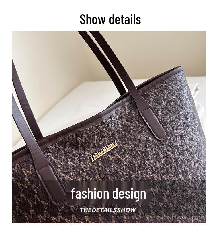 Herbst/Winter Retro Umhängetasche & Handtasche mit großem Fassungsvermögen