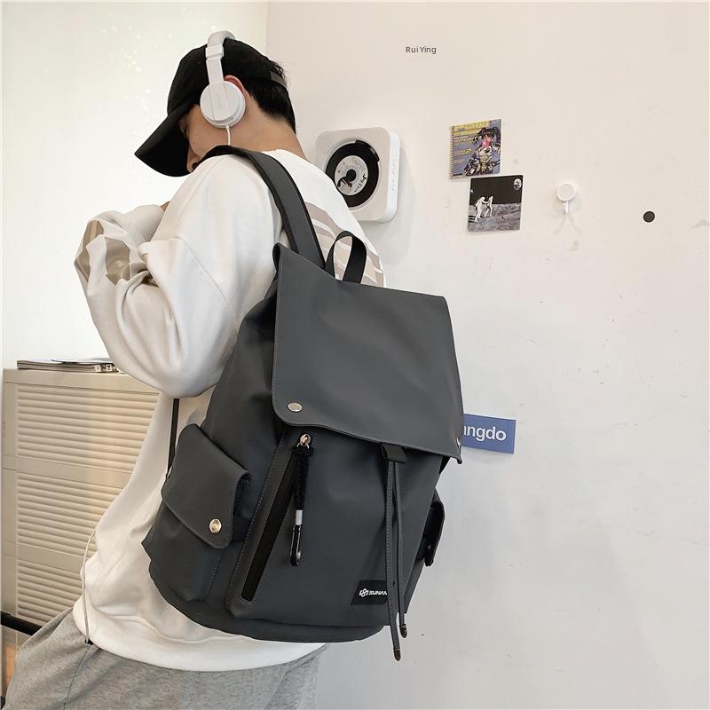 Koreański Plecak Klapowy o Dużej Pojemności dla Uczniów Szkół Średnich