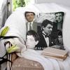 Cartoon Mr. Bean Rowan Atkinson Comedian Pillow Cover Cushion Cover Soft Pillow Case Pillowcases For Wedding Party Home Decor