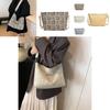 Stylish Commuter Tote Bag 2024 New Striped Design For Women In Versatile Colors