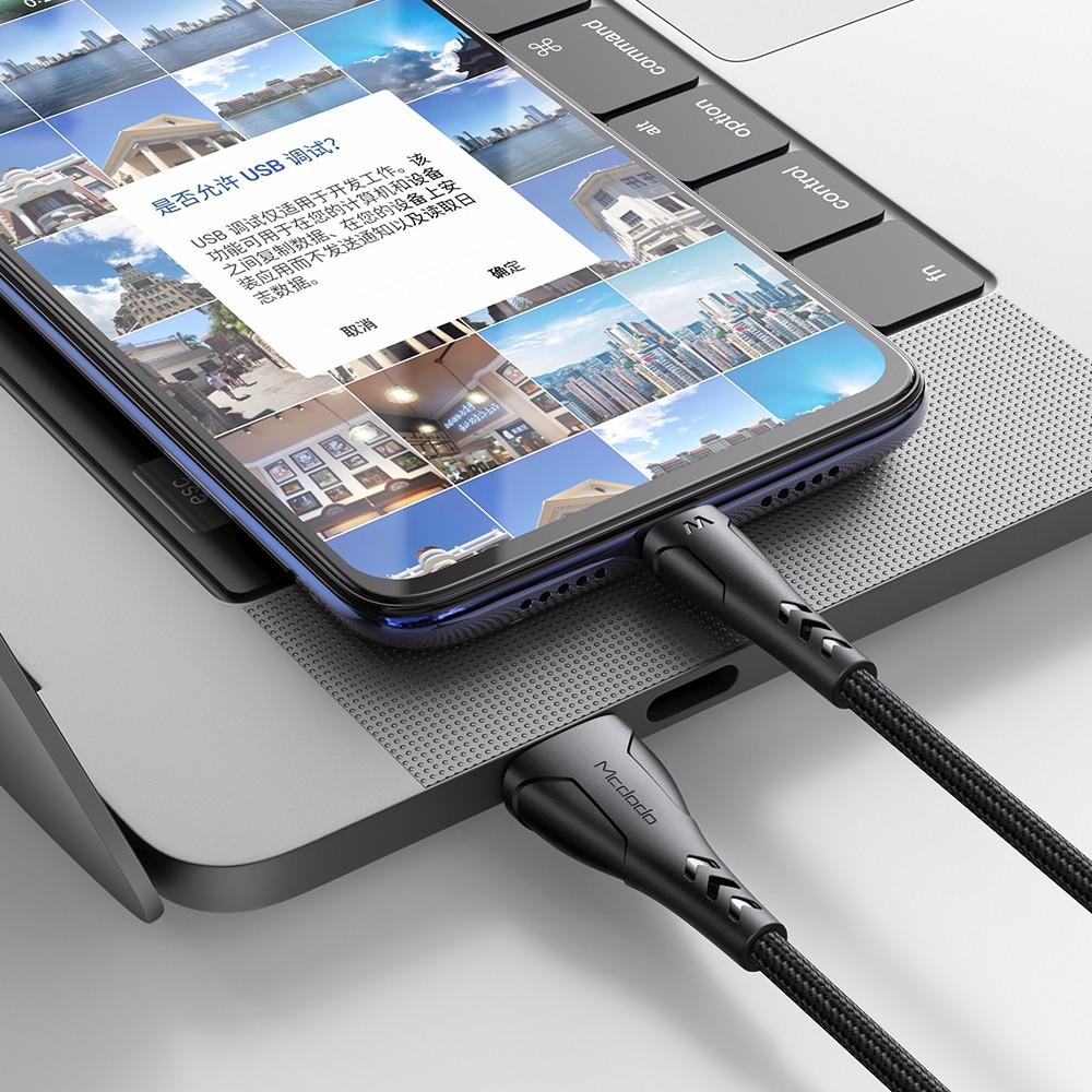 Phone Cable With Car Play And Android Auto Support Mcdodo Mamba Series Micro Usb 1.2M