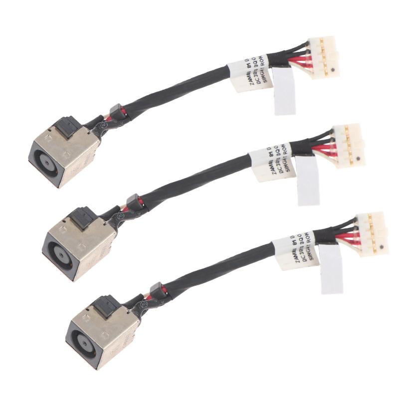 Hot! 1/3Pcs DC Power Connector Jack DCIN Charging Flex Cable For Latitude E5570 E5540 E5550 E7440 E7450 Precision 3510 P40G P48F