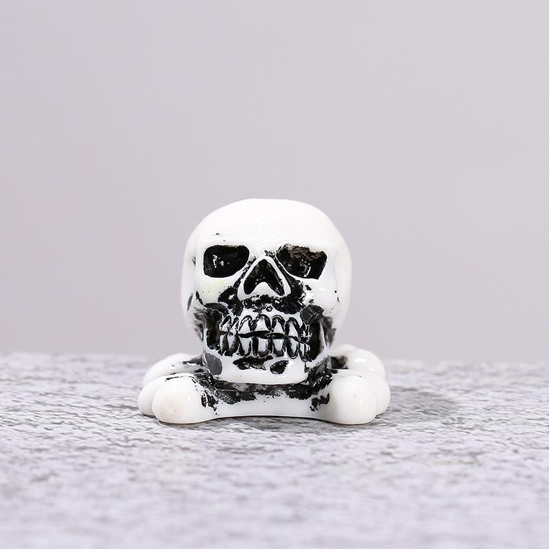 Halloween Cute Pumpkin Lantern Ghost Trinket Micro-landscape Plant Accessories, Keychain Pendant