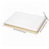 Soft PU Jewelry Display Tray Sleek Rectangular with Raised Border