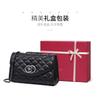 Tas Nieuwe Lederen Ruit Kettingtas Premium Schoudertas Crossbody Tas Bagage