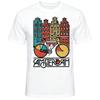 Amsterdam Bicycle City Building Graphic Crew Neck T-Shirt