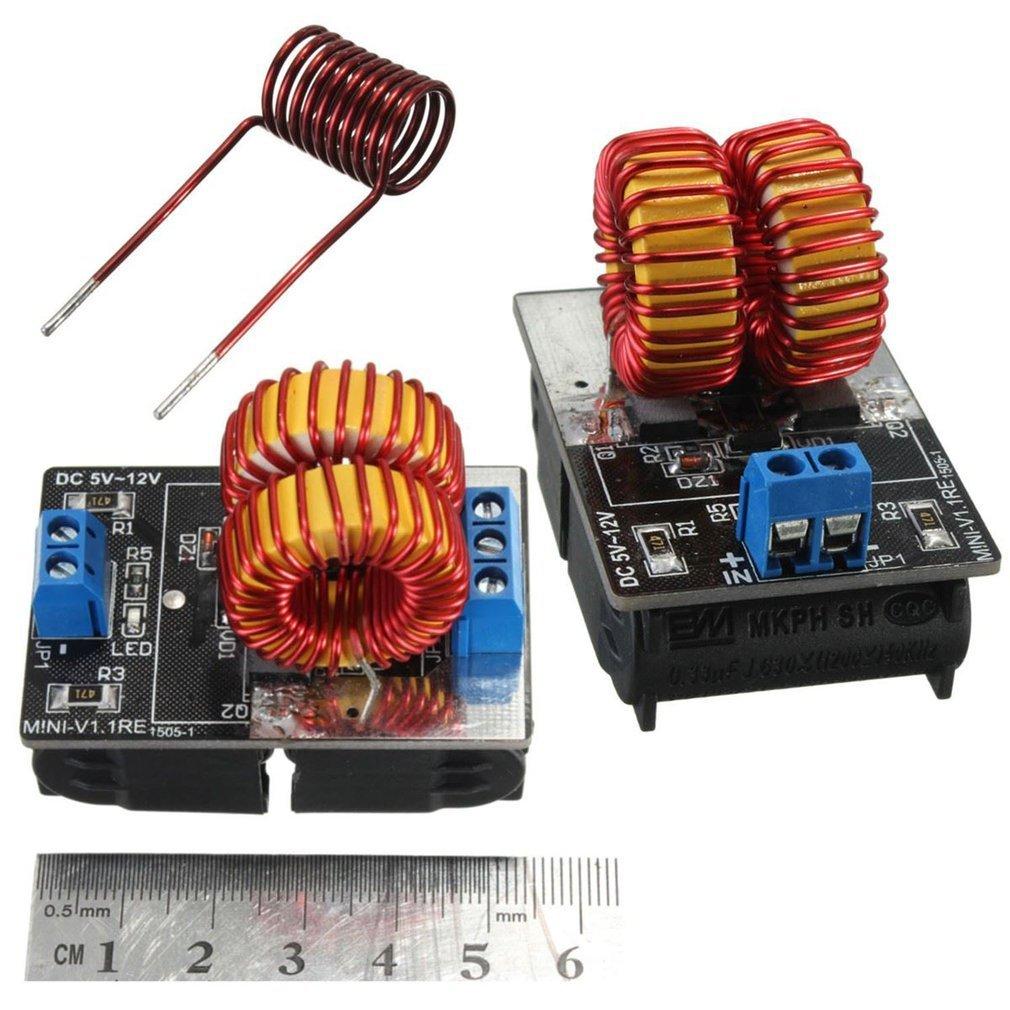 Low Voltage Induction Heating Power Supply Module With Coil ZVS 5V-12V Development Boards Induction Heating Board Dropshipping