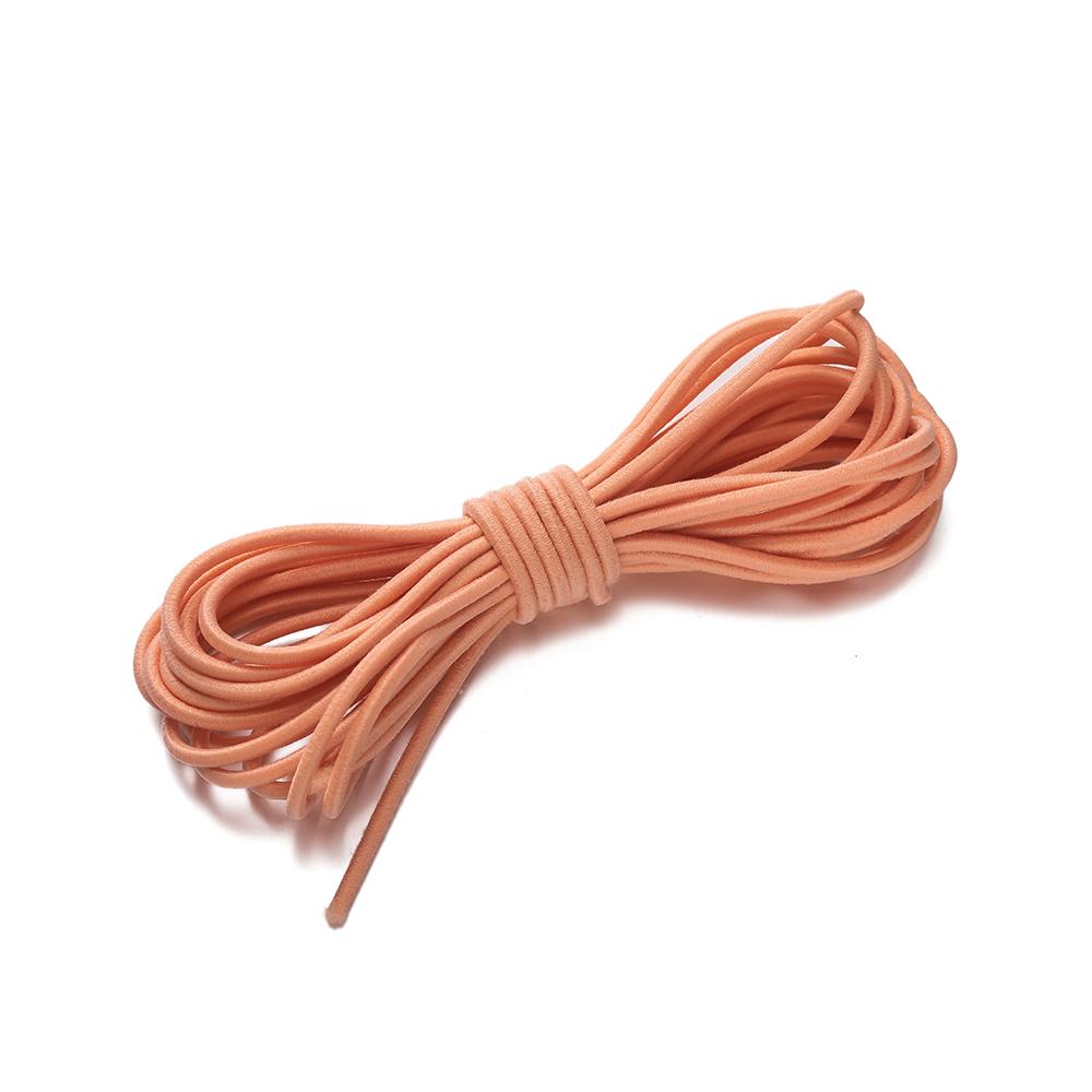 2-5Meters/Lot Round Elastics Rope 2mm 2.5mm Multicolor Nylon Elastic Rubber Bands for DIY Bracelet Necklace Jewelry Accessories