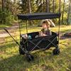 Outdoor Camping Car Roof Removable Awning Canopy Wagon Sun Shade Cover Children's Picnic Pull Cart Trolley Sunshade Accessories
