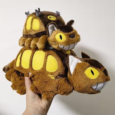 Cartoon Animation Bus Totoro Doll Soft Plush Animal Toys Stuffed Totoro Bus Kids Xmas Birthday Gift Anime Plush Toys 2025