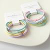 5 Peças Coreanas Coloridas Coração Estrela Elasticidade Faixas de Cabelo Scrunchies Para Mulheres Meninas Prendedor de Rabo de Cavalo Anéis de Cabelo Acessórios de Corda Hai
