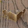 Chinese Antique Style Ruyi Corner Protectors, Abacus Edge Binding, Copper Finish