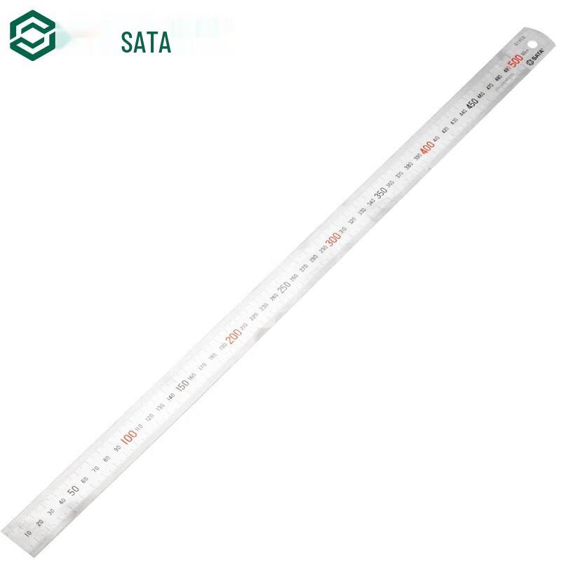 SATA 91403 500MM Stainless Steel Ruler