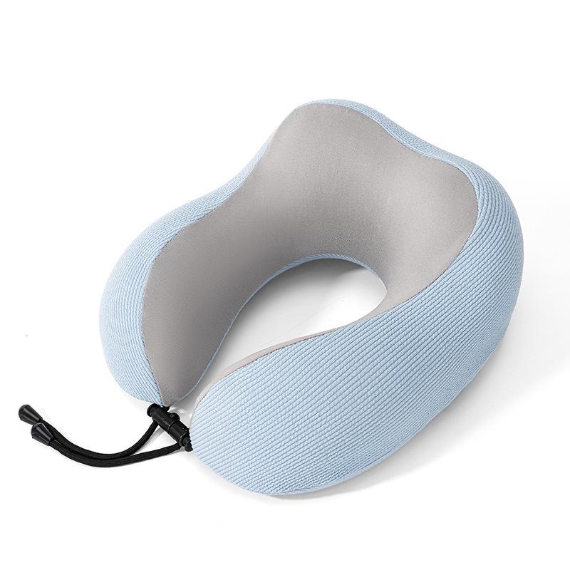 Four Seasons U-Shaped Memory Foam Neck Support Pillow for Travel and Office