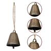 1PC Retro Bell Ornaments for Christmas Tree Christmas Bells for Decoration Rustic Bells Vintage Decor Chime Bell Pendant Bells