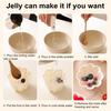 4Pcs Miniature Flower Shaped Pudding Tart Molds Non-Stick Pan Set for Bread Cake Pie Baking Mold Kit for Home Kitchen Outdoor Travel Restaurant