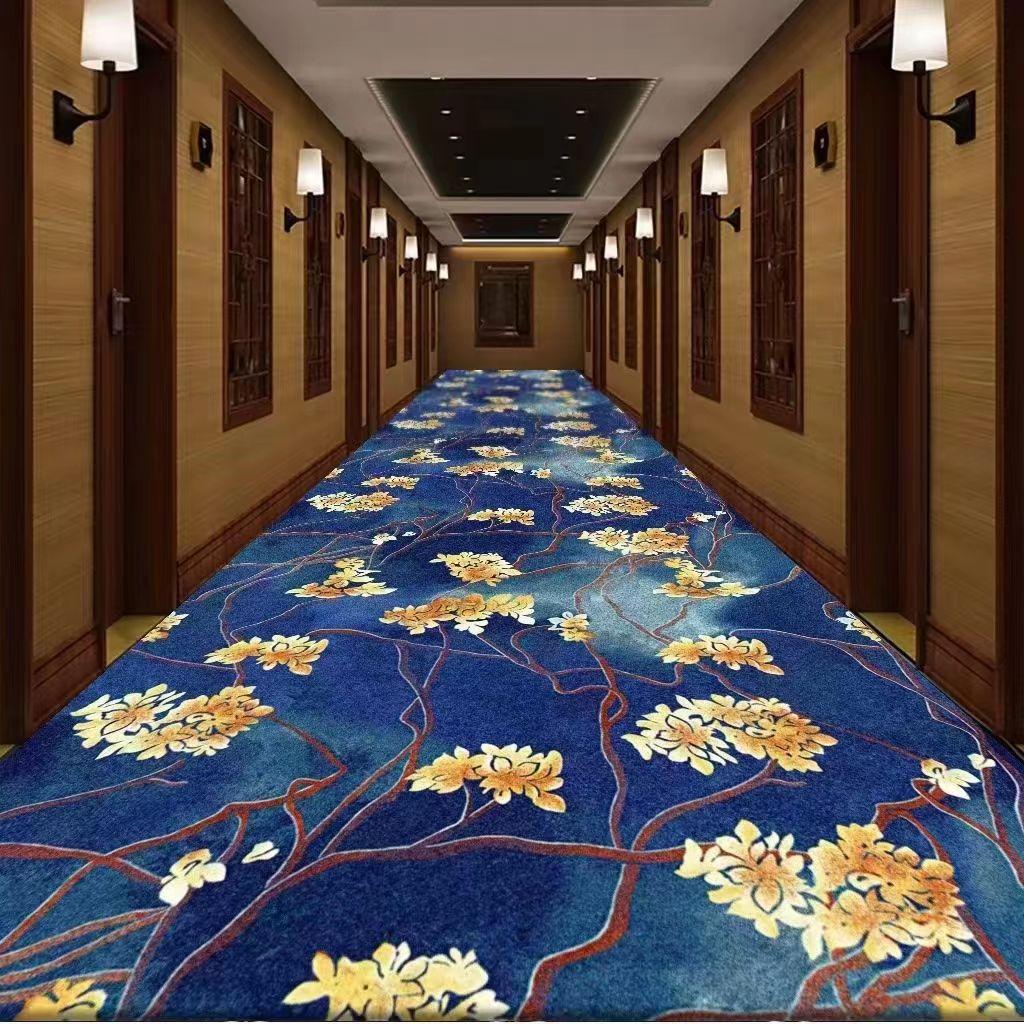 Long Corridor Carpet Non-slip Hall Runner Carpets Stairway Rug European Style Aisle Carpet