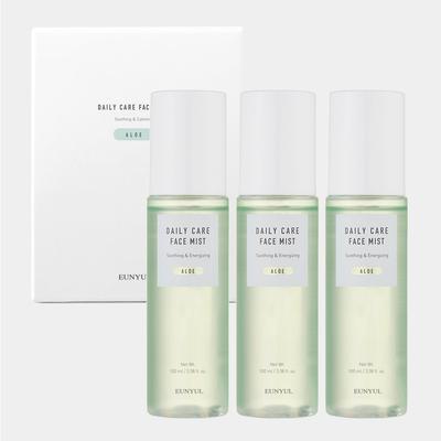Aloe-Nebel für die tägliche Pflege, 100 ml, 3 Packungen / beruhigend / feuchtigkeitsspendend / Nebelspray