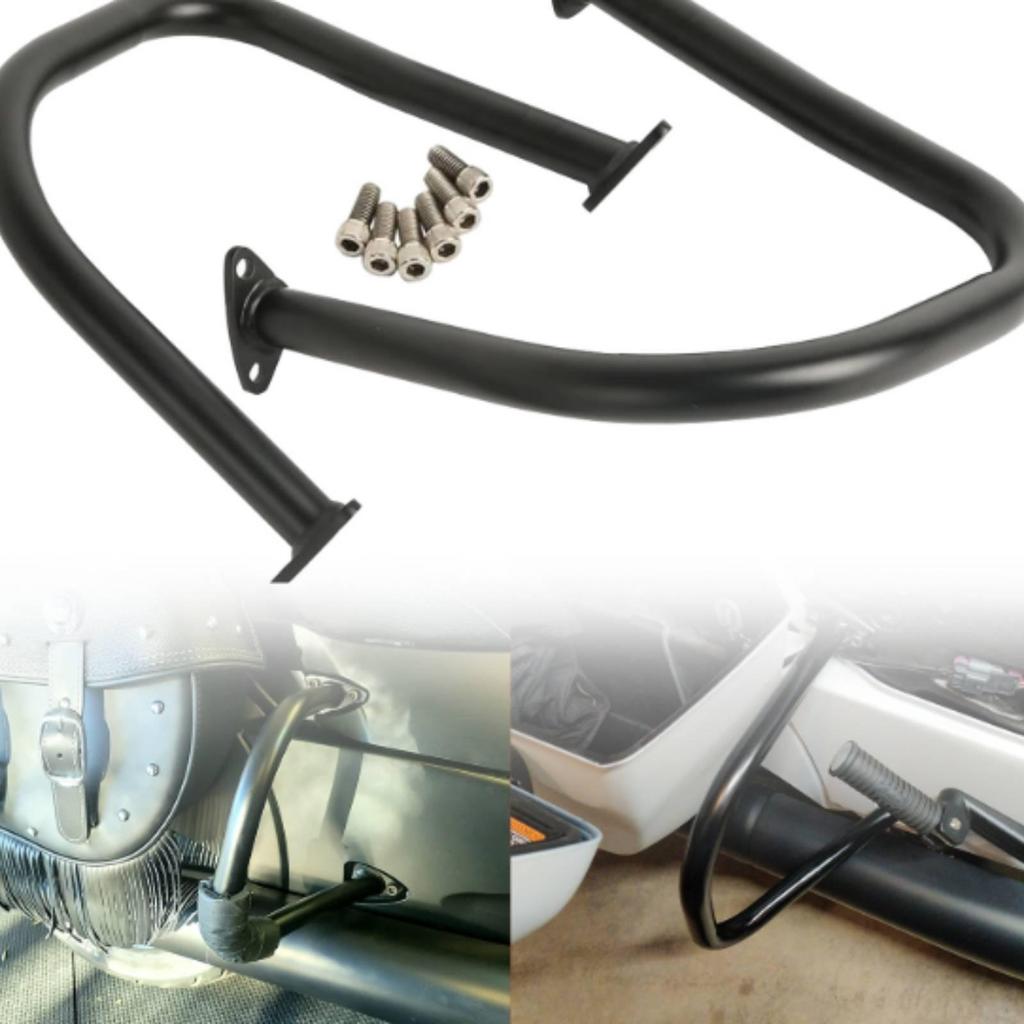 Motorcycle Guard Bar Black Highway Screw on for Riders