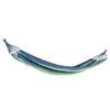 Lightweight Camping Hammock Portable Outdoor Travel Hammock with Hardwood Spreader BarBlue with Color Stripe