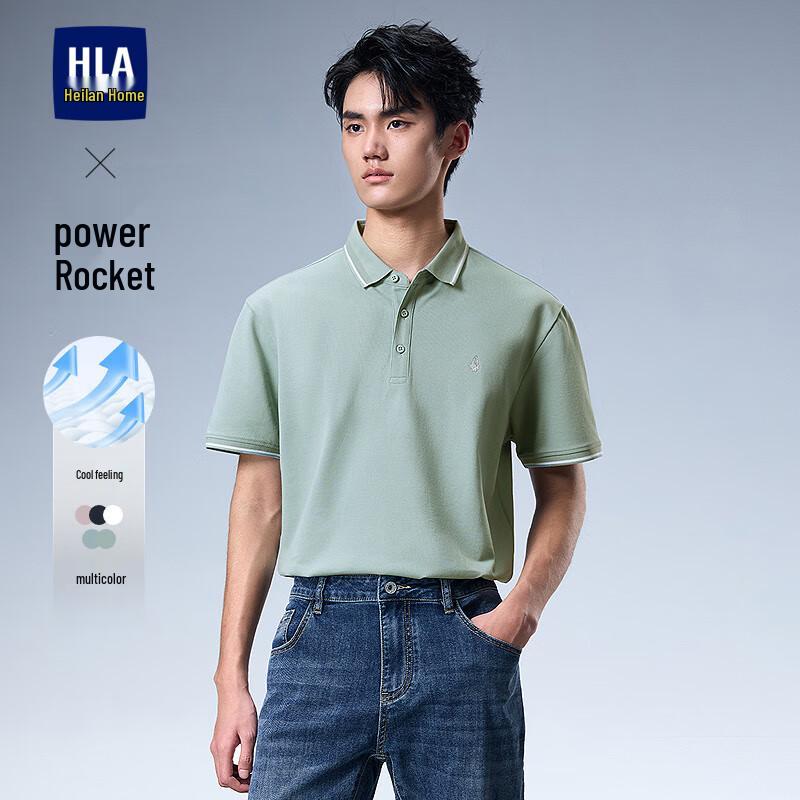 HLA Men s Cool Touch Short Sleeve Polo Shirt XL