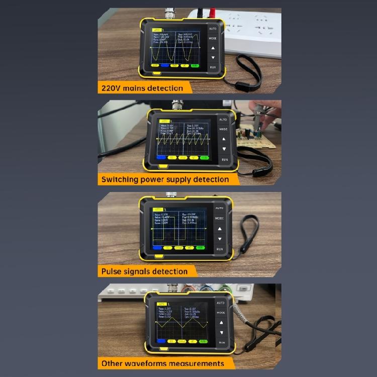 Multi Function Digital Oscilloscope with 200Khz Bandwidth Waveform Generator