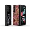 Back Phone Cover Case for Samsung Galaxy ZFold4 Z Fold 7 6 5 4 3 ZFold6 ZFold7 ZFold3 ZFold5 Lily Orchid Flower Print