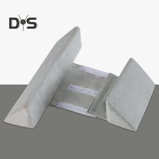 Babysidsovskilskudde med säkra remmar Justerbar Anti-rullnings 45-graders lutningsdesign Anti-kräkning Mjuk Memoryskum Babykilkudde